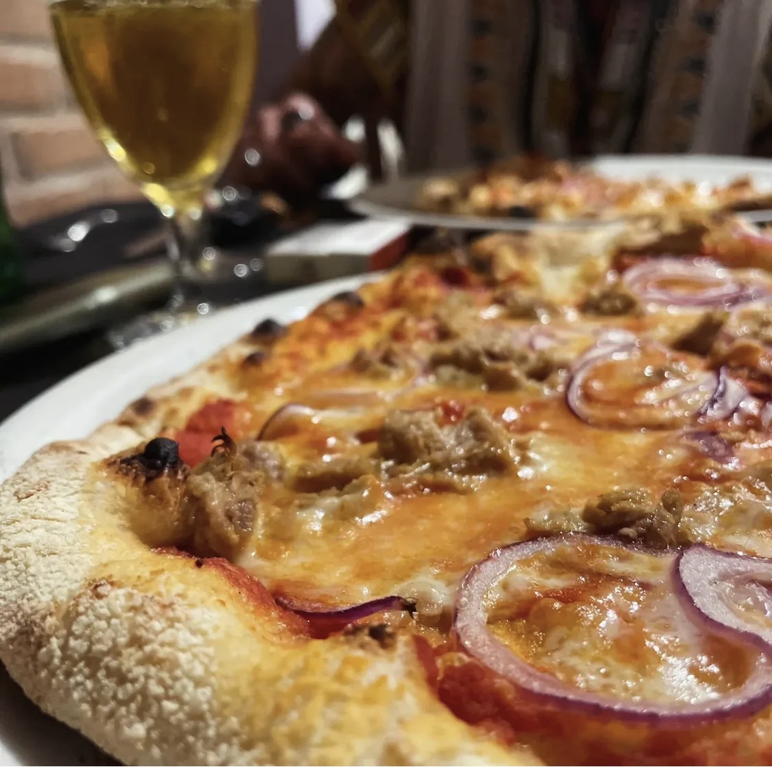 Pizza Eleven appena servita